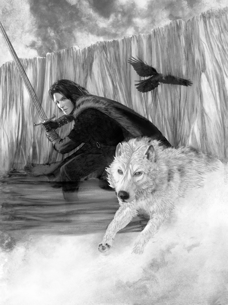 Illustration for article titled Jon Snow knows nothing, but his portrait took a lot of careful study